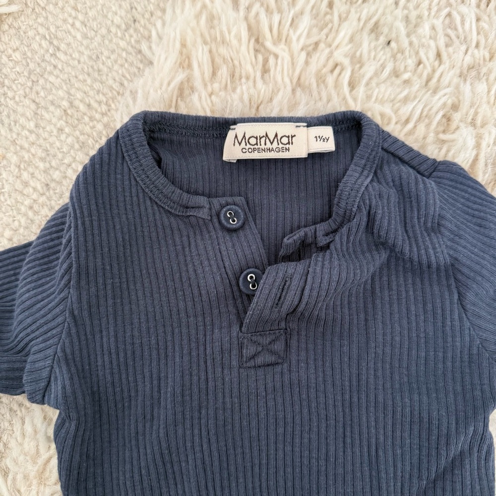 MarMar Copenhagen signature ribbed onesie